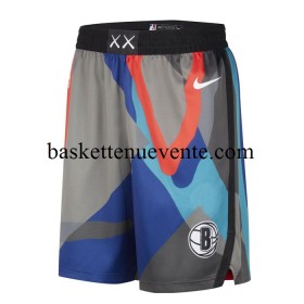 Basket Brooklyn Nets Shorts Nike 2023-2024 City Edition Noir Swingman - Homme